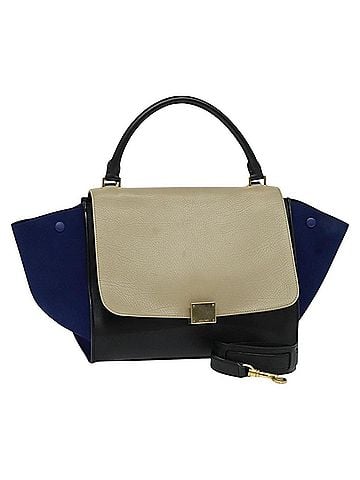 Céline Tricolor Trapeze Leather Multicolour Leather Handbag (view 1)