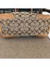 Coach 100% Canvas Print Brown Tan Satchel One size - photo 3