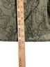 Flax 100% Cotton Floral Green Black Jacket Size L - photo 11