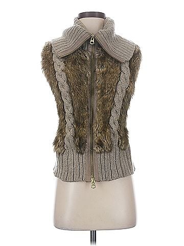 Armani Exchange Armani Exchange Faux Fur Vest (view 1)