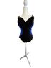Miraclesuit Black Blue One Piece Swimsuit Size 10 - photo 1