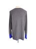 Boden Snake Print Gray Blue Multi Color Pullover Sweater Size L - photo 2