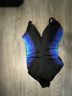 Miraclesuit Black Blue One Piece Swimsuit Size 10 - photo 4