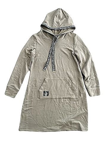 Calvin Klein Logo Hoodie Dress Casual Dress (view 1)
