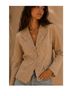 Coldwater Creek 100% Leather Floral Brown Jacket Size M - photo 4