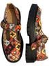 Sam Edelman Print Multi Color Flats Size 6 1/2 - photo 1