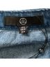 Missguided 100% Cotton Solid Blue Ivory Denim Skirt Size 4 - photo 4