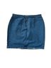 Missguided 100% Cotton Solid Blue Ivory Denim Skirt Size 4 - photo 3
