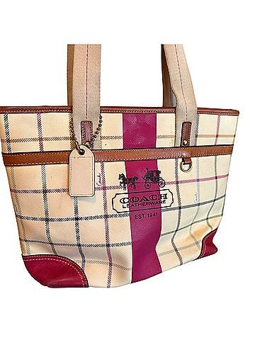 Coach Leather Tote (view 1)