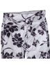 Athleta Floral Gray Purple Active Pants Size M - photo 2