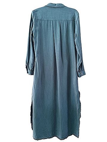 Velvet Heart Tencel Maxi Shirt Casual Dress (view 2)