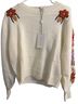 Something Navy White Pullover Sweater Size S - photo 1