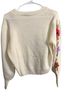Something Navy White Pullover Sweater Size S - photo 2