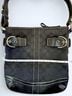 Coach Black Silver Leather Shoulder Bag One size - photo 5