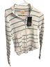 Chaser Stripes White Teal Jacket Size XS - photo 1