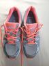 Asics Gray Blue Orange Sneakers Size 8 - photo 6