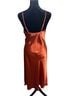 Bebe 100% Satin Orange Cocktail Dress Size S - photo 2