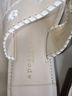 Apostrophe White Sandals Size 8 1/2 - photo 3