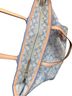 Coach Print Blue White Leather Tote One size - photo 2