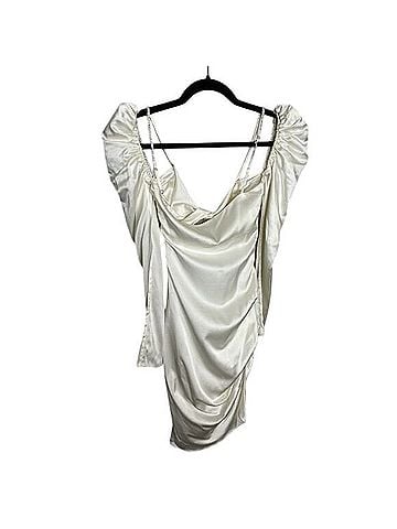 The Bar Twist Cutout Ruched Mini Dress Cocktail Dress (view 2)