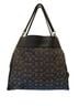 Coach Print Black Gray Leather Tote One size - photo 2