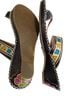 L'Artiste Black Multi Color Sandals Size EU 39 - photo 2