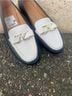 Naturalizer 100% Leather Black White Flats Size 8 1/2 - photo 5