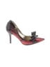 J. Renee Red Black Heels Size 9 - photo 1
