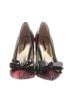 J. Renee Red Black Heels Size 9 - photo 2