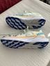 Hoka Graphic Blue White Sneakers Size 8 - photo 5