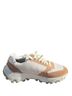 P448 100% Shearling Multi Color Tan Ivory Sneakers Size EU 37 - photo 2
