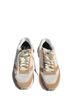 P448 100% Shearling Multi Color Tan Ivory Sneakers Size EU 37 - photo 1