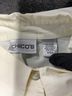 Chico's Color Block Ivory Chico's Long Sleeve Button Down Shirt Size L - photo 6