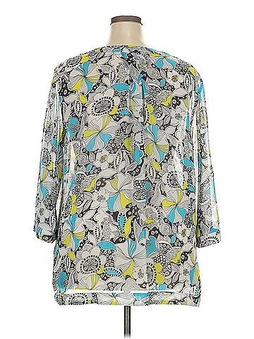 Evan Picone Evan Picone 3/4 Sleeve Blouse (view 2)