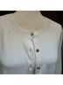 Boden Solid White Cardigan Size L - photo 4