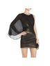 BCBGMAXAZRIA 80% Polyester 20% Spandex 100% Silk 10% Acetate 92% Polyester 8% Spandex Black Cocktail Dress Size L - photo 4