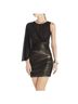 BCBGMAXAZRIA 80% Polyester 20% Spandex 100% Silk 10% Acetate 92% Polyester 8% Spandex Black Cocktail Dress Size L - photo 2