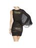 BCBGMAXAZRIA 80% Polyester 20% Spandex 100% Silk 10% Acetate 92% Polyester 8% Spandex Black Cocktail Dress Size L - photo 15