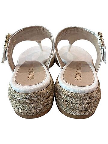 Stuart Weitzman Pearl Buckle Espadrille Sandals Sandals (view 2)