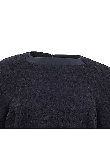 Victoria Beckham Victoria Victoria Beckham Belted Dress in Black Wool (view 2)