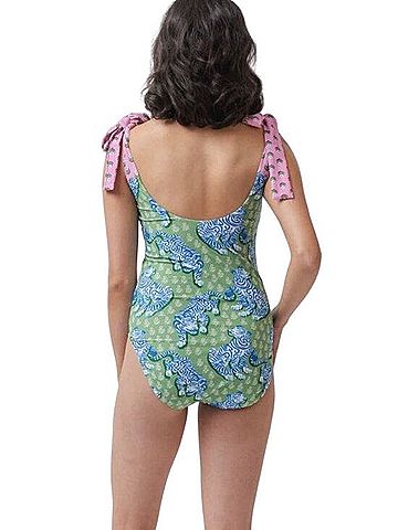 Lime Ricki Tiger Queen One Piece Swimsuit (view 2)