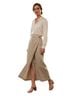 Talbots Solid Ivory Casual Skirt Size 4 (petite) - photo 1