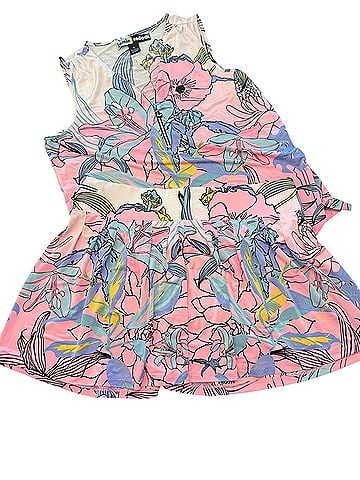 Jamie Sadock 2 pc Skort set Ikebana Floral Print Sleeveless Top (view 1)