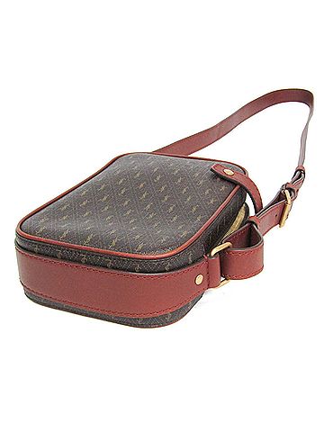 Yves Saint Laurent Yves Saint Laurent Cassandre Crossbody Bag 685534 Men's PVC,Leather Shoulder Bag Brown,Dark Brown (view 2)