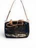 Coach 100% Patent Leather Print Black Tan Tote One size - photo 7