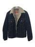 Levi's 100% Cotton 55% Polyester 45% Acrylic 100% Polyamide Solid Blue Ivory Denim Jacket Size S - photo 1