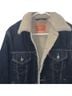 Levi's 100% Cotton 55% Polyester 45% Acrylic 100% Polyamide Solid Blue Ivory Denim Jacket Size S - photo 2