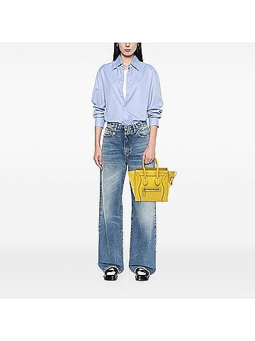 Céline Micro Leather Luggage Tote (view 2)