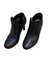 Clarks 100% Leather Black Ankle Boots Size 6 1/2 - photo 1