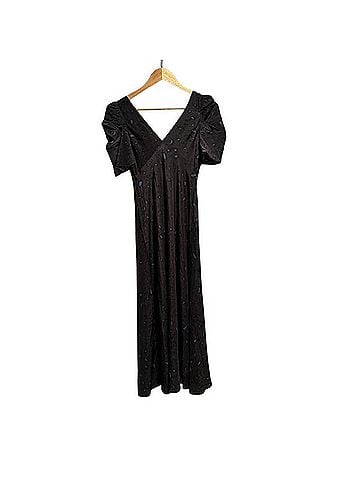 Banana Republic Matte Silk Maxi Dress Cocktail Dress (view 1)
